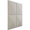 Ekena Millwork 19 5/8in. W x 19 5/8in. H Richmond EnduraWall Decorative 3D Wall Panel Covers 2.67 Sq. Ft. WP20X20RIGBW - alternate 2